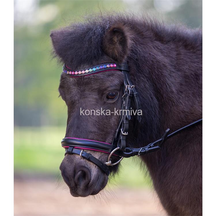 Kožená uzdečka Star Pinky